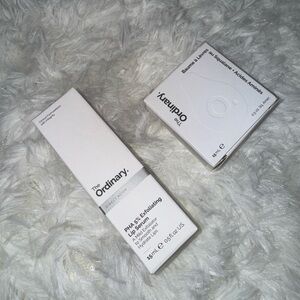 NWB The Ordinary Lip Bundle - Balm & Exfoliating Serum